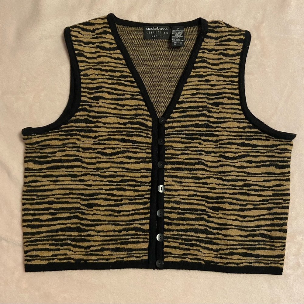 Wool blend vest